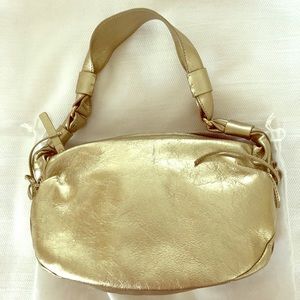 Kate Spade Gold Shoulder Bag VTG Y2K